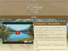 Tablet Screenshot of camping-du-lac-pyrenees.com